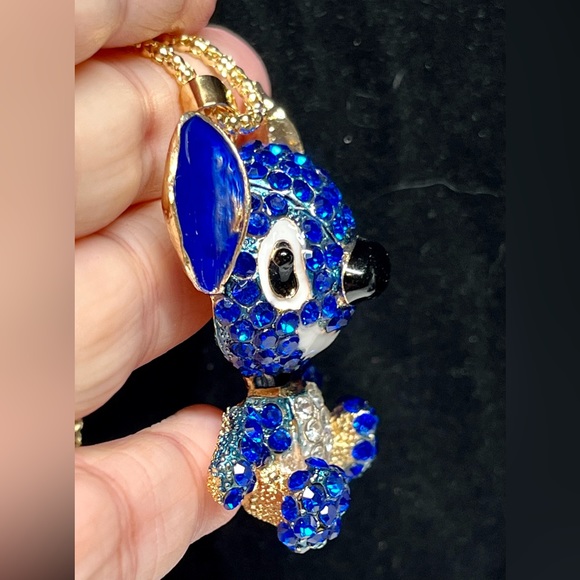 Stitch from lilo and stitch stunning blue rhinestone and enamel - Picture 6 of 15